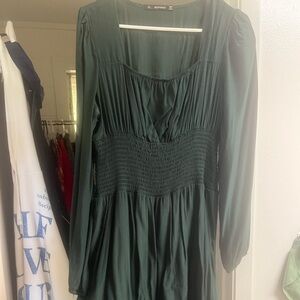 My favorite dress!! Above knee on me (5’11). Very light and breezy